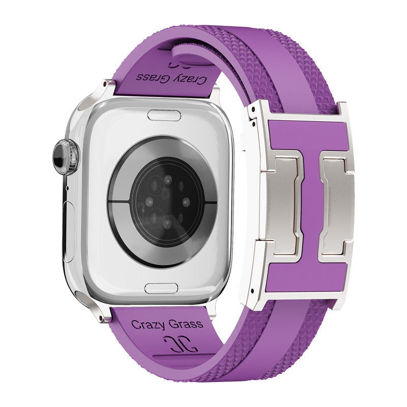 Correa de silicona con hebilla magnética para Apple Watch