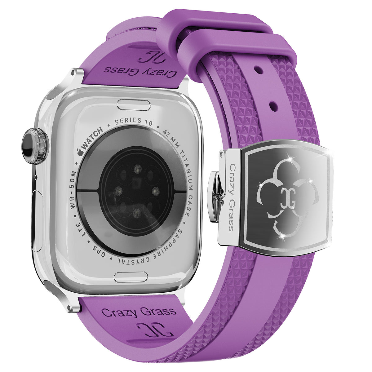 Correa de silicona de lujo CG para Apple Watch