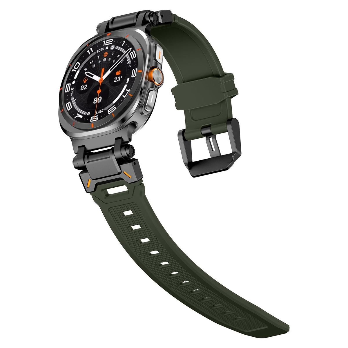 #Color_Black connector - Green band