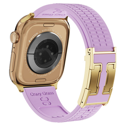 Silicone Magnetic Buckle Strap For Apple Watch