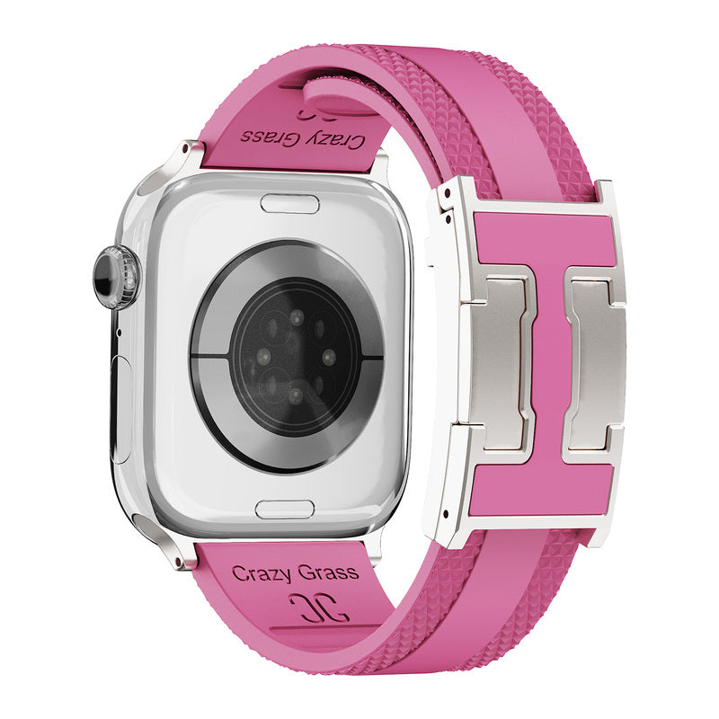 Correa de silicona con hebilla magnética para Apple Watch