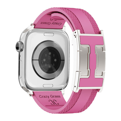 Correa de silicona con hebilla magnética para Apple Watch