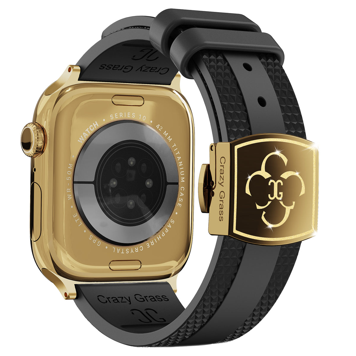 Correa de silicona de lujo CG para Apple Watch