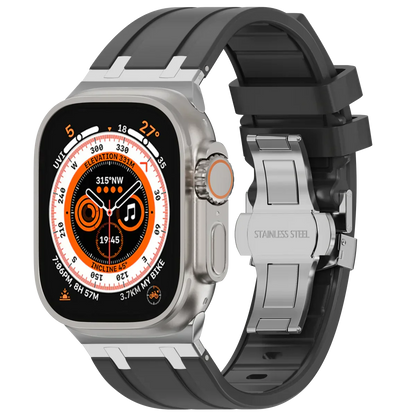 Luxury AP Butterfly Buckle Silicone Band