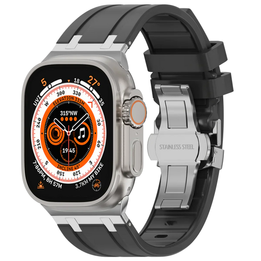 Luxury AP Butterfly Buckle Silicone Band