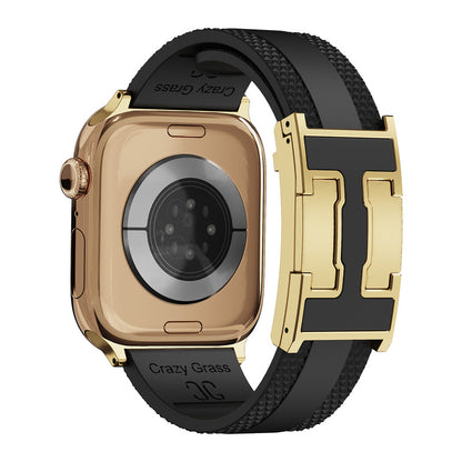 Correa de silicona con hebilla magnética para Apple Watch