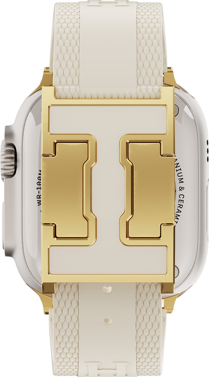 Silicone Magnetic Buckle Band For Apple Watch