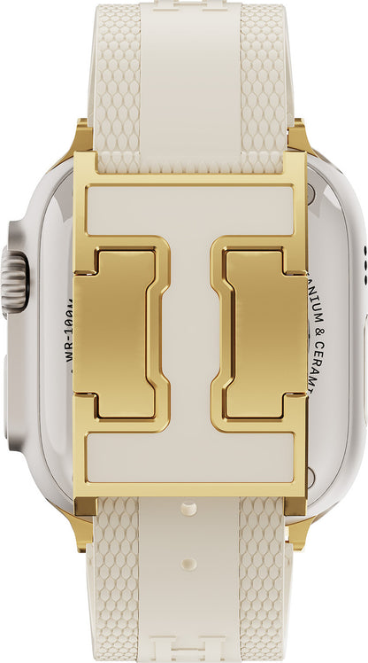 Silicone Magnetic Buckle Band For Apple Watch