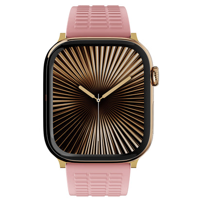 Silicone Magnetic Buckle Strap For Apple Watch