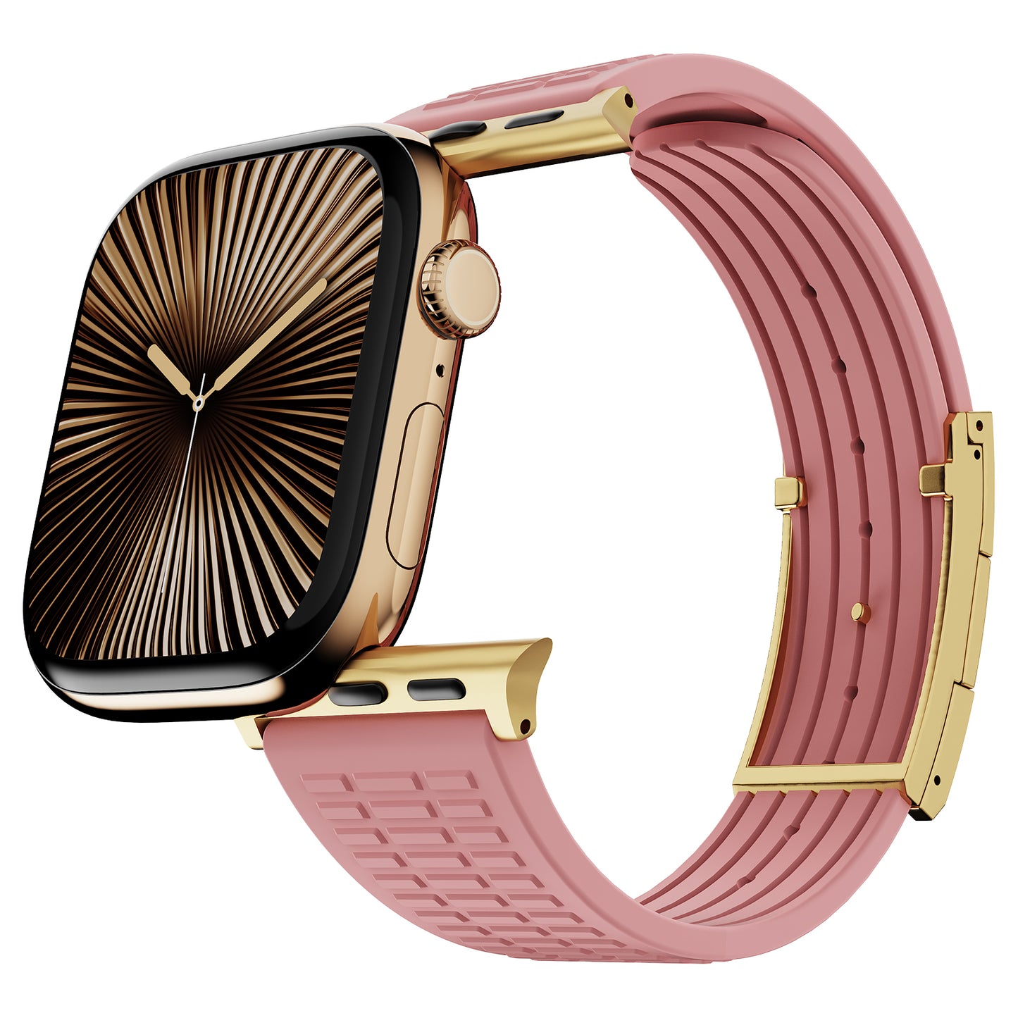 Silicone Magnetic Buckle Strap For Apple Watch