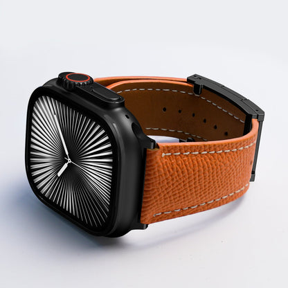 Men's Leather Band For Apple Watch