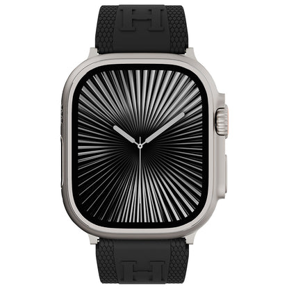 Silicone Magnetic Buckle Band For Apple Watch