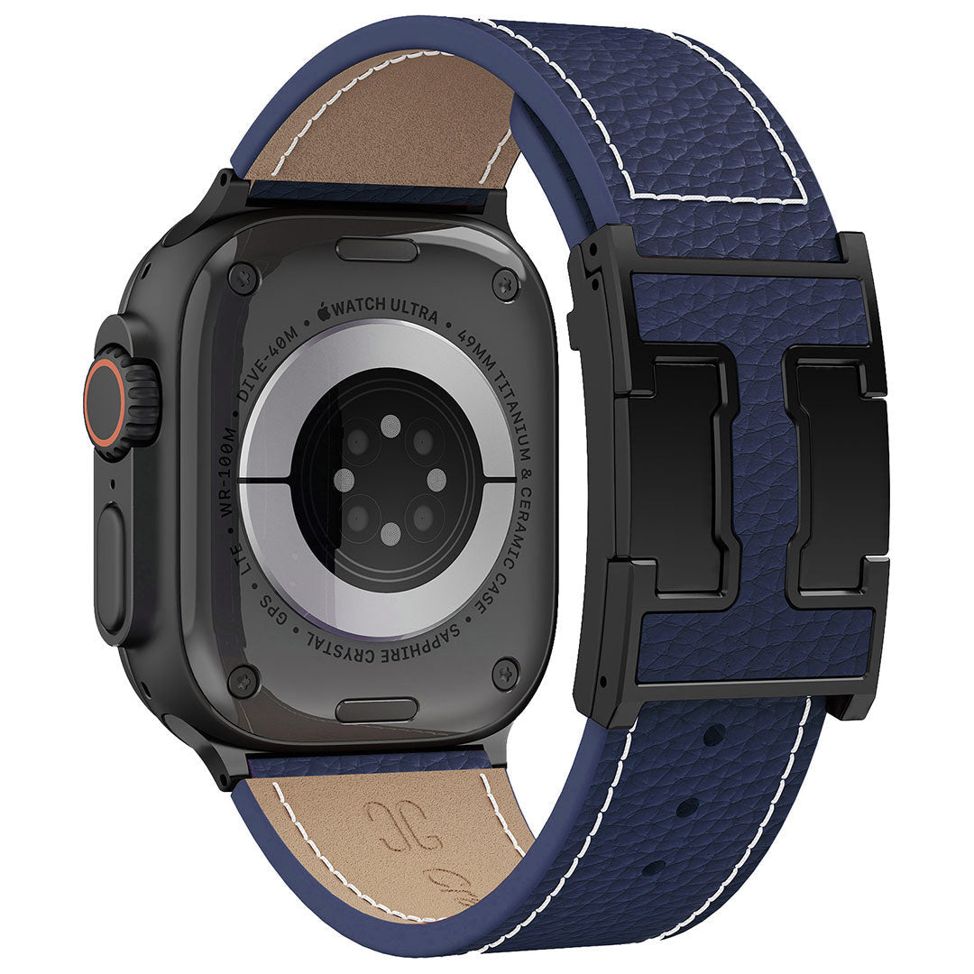 Lychee Leather Band For Apple Watch