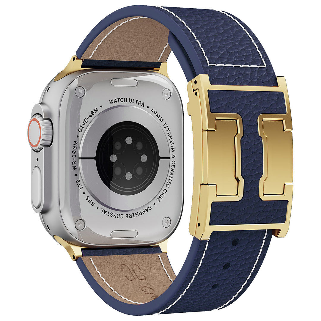 Lychee Leather Band For Apple Watch