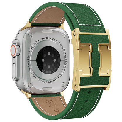 Lychee Leather Band For Apple Watch