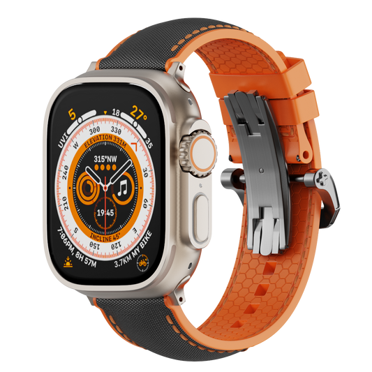 Racing Style Silicone Butterfly Buckle Band