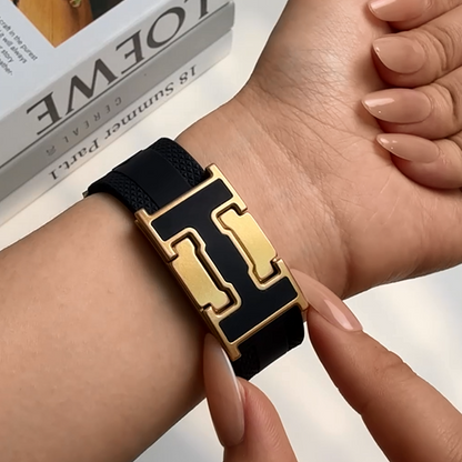 Silicone Magnetic Buckle Band For Apple Watch