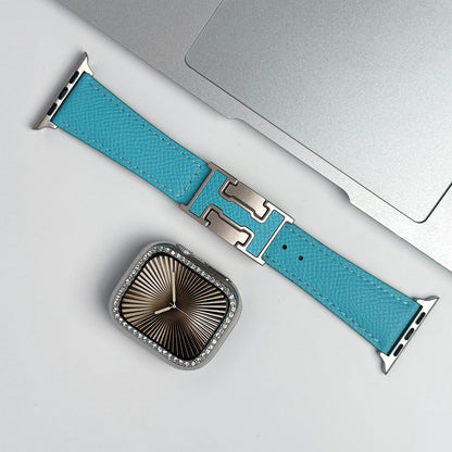 Leather Strap with Bling Case