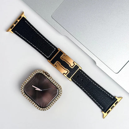 Leather Strap with Bling Case