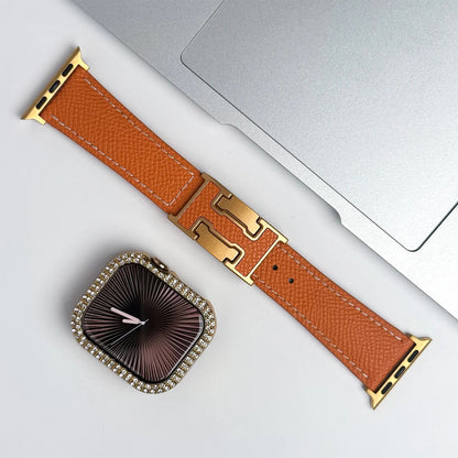 Leather Strap with Bling Case