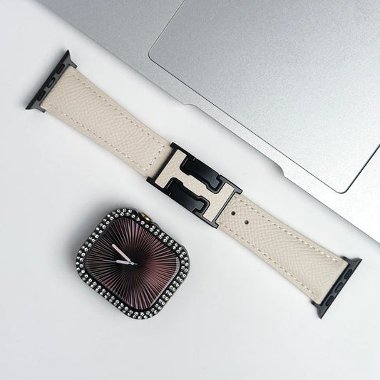 Leather Strap with Bling Case