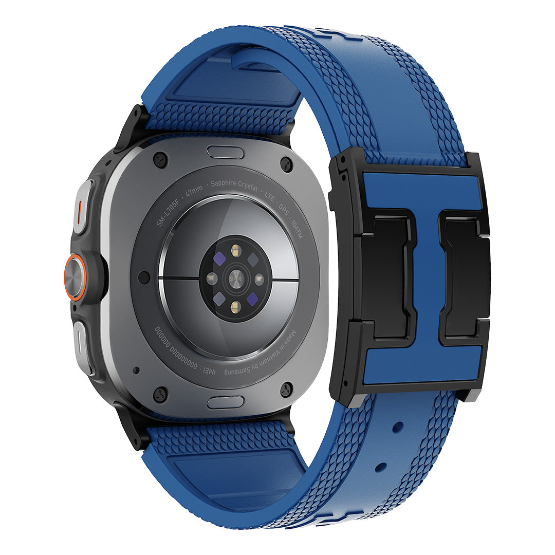 Silicone Magnetic Buckle Band For Apple Watch