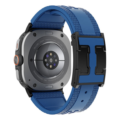 Silicone Magnetic Buckle Band For Apple Watch