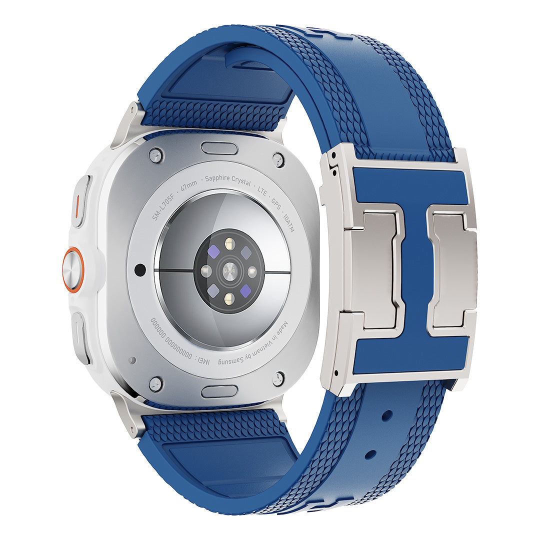 Silicone Magnetic Buckle Band For Apple Watch