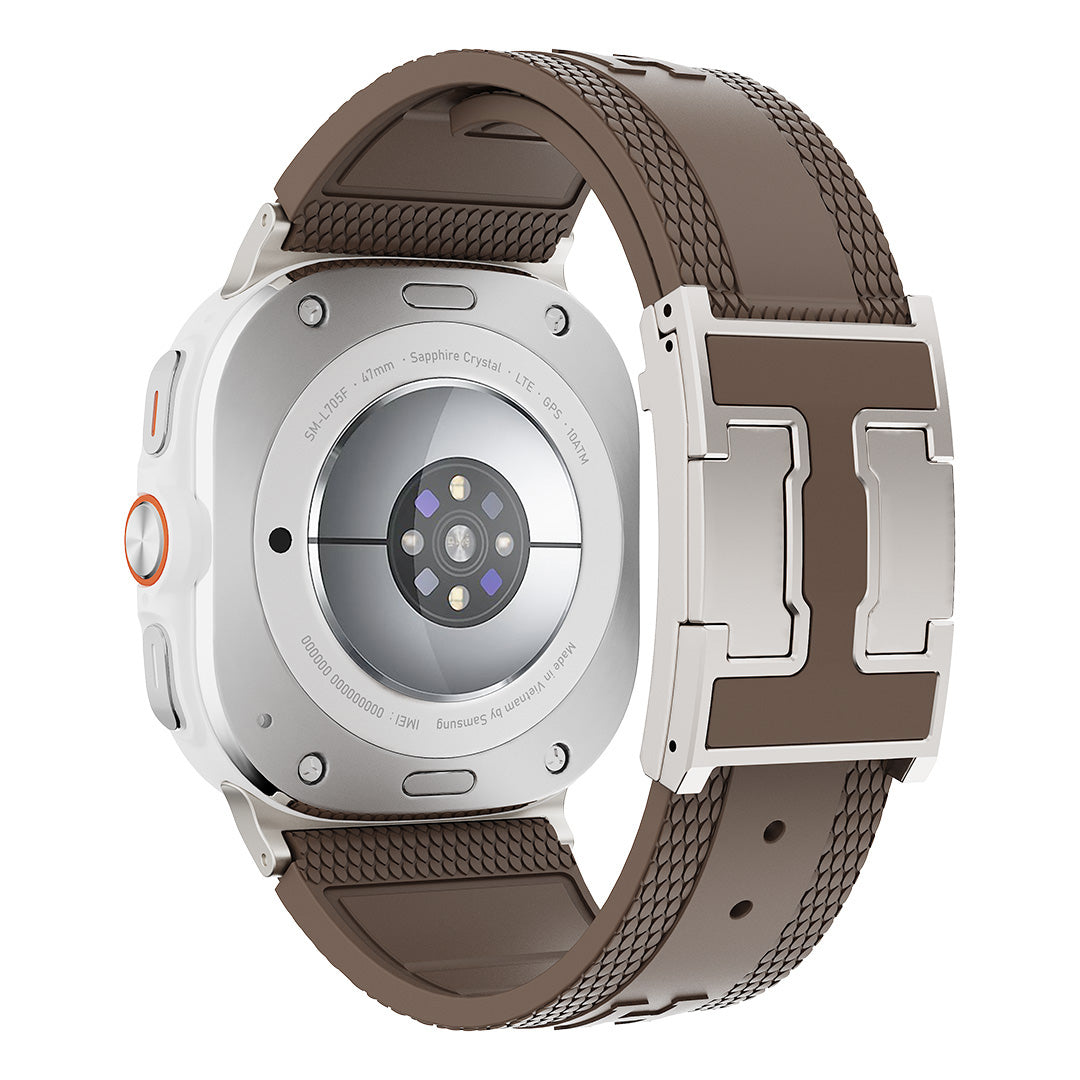 Silicone Magnetic Buckle Band For Apple Watch